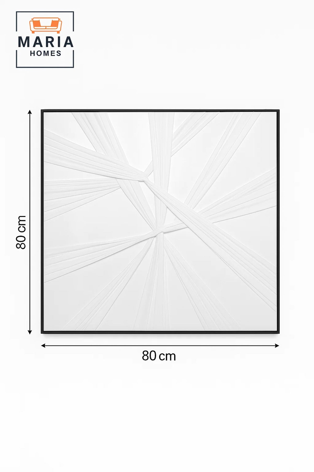White Abstract Wall Art Modern Minimalist Decor for Living Room Bedroom Office Interior