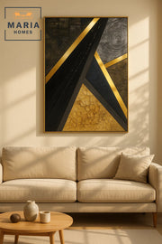 Luxury Geometric Wall Art – Modern 3D Decorative Canvas – Abstract Home Décor