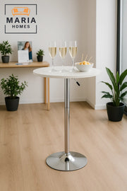 Round white Bistro Table Pedestal Base