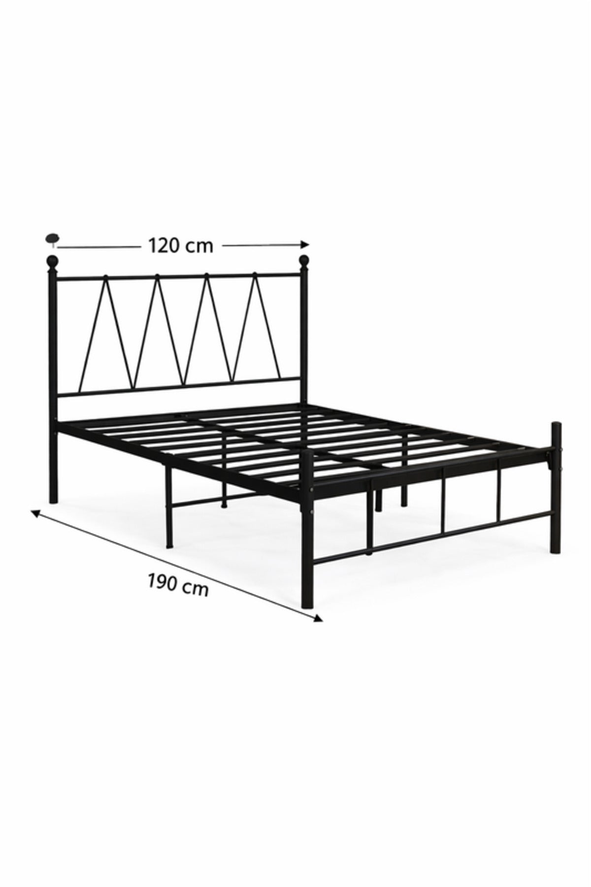 Black Metal Bed Frame modern design that fits well in bedrooms of different styles