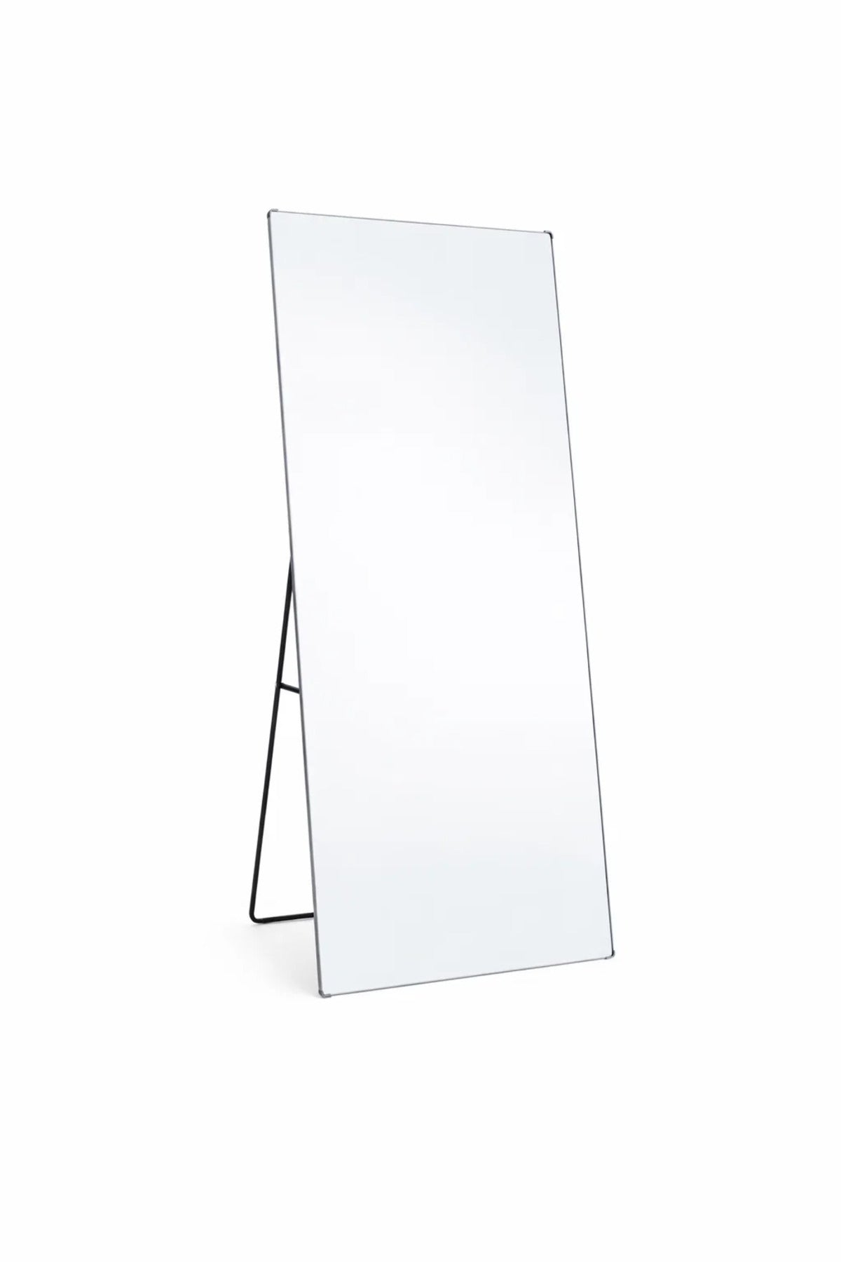 Silver Standing Floor Mirror 180x80cm Full Length Bedroom silver standing floor