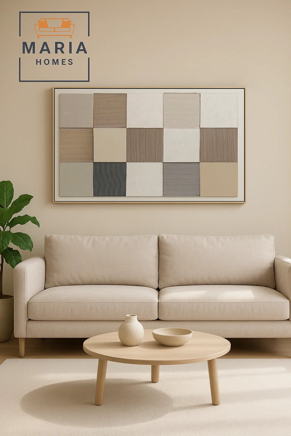 Modern Wall Art 120_80 Ð Abstract Frame & Luxury Textured Wall Decor for Living Room