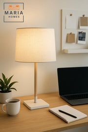 Minimalist Wooden Table Lamp for Bedroom, Study, or Office Decor Ð Warm Light