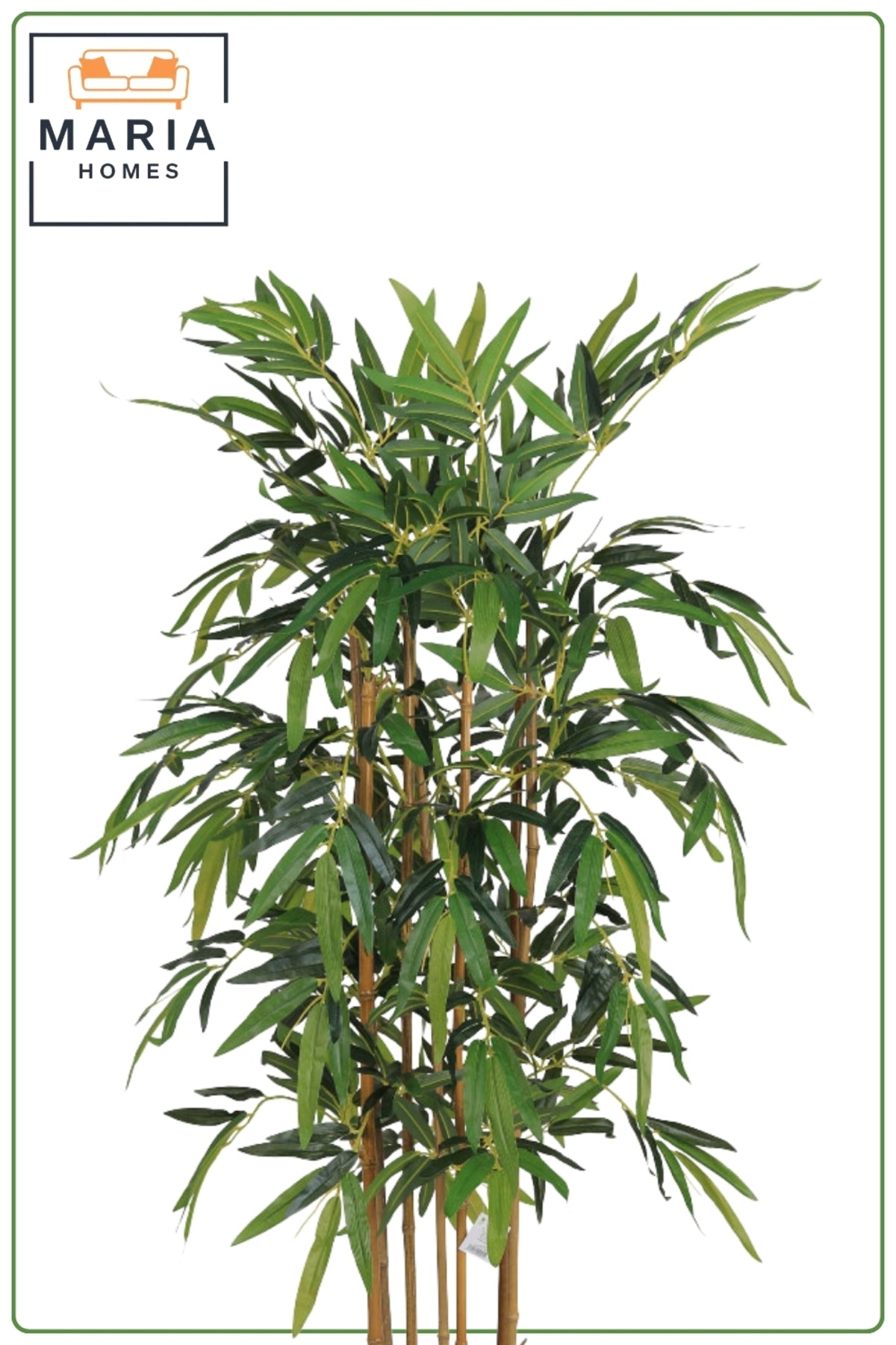 155 CM Artificial Bamboo Tree with 7 Branches in Decorative with Pot – Indoor Decorative Plant