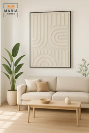 Modern Wall Art 150_100 | Minimalist Canvas DŽcor | Geometric Line Artwork