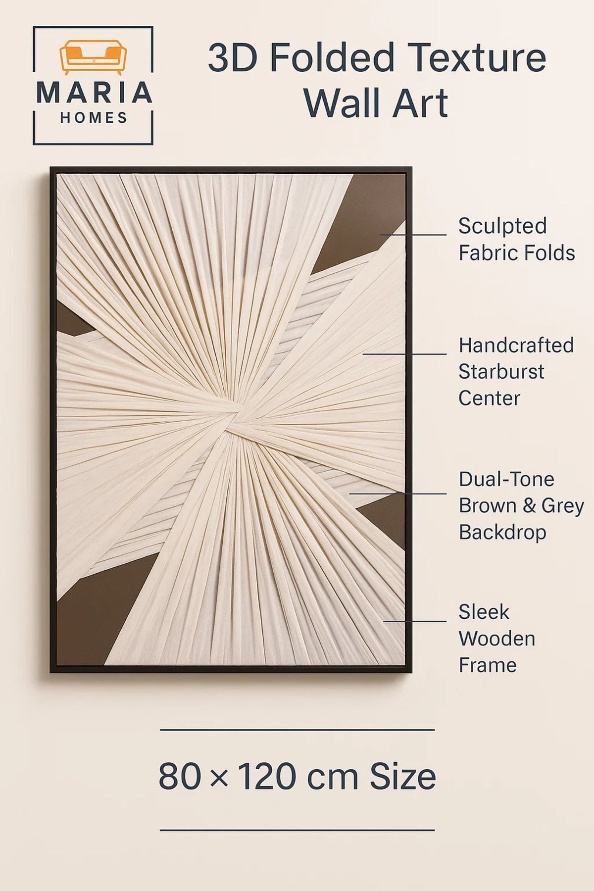 Modern Wall Art 120×80 – Abstract Frame & Luxury Wall Decor for Living Room