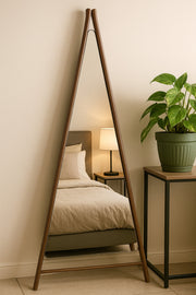 Wooden Floor Standing Mirror 168_70 cm Ð Full-Length Dressing Mirror with Modern Frame