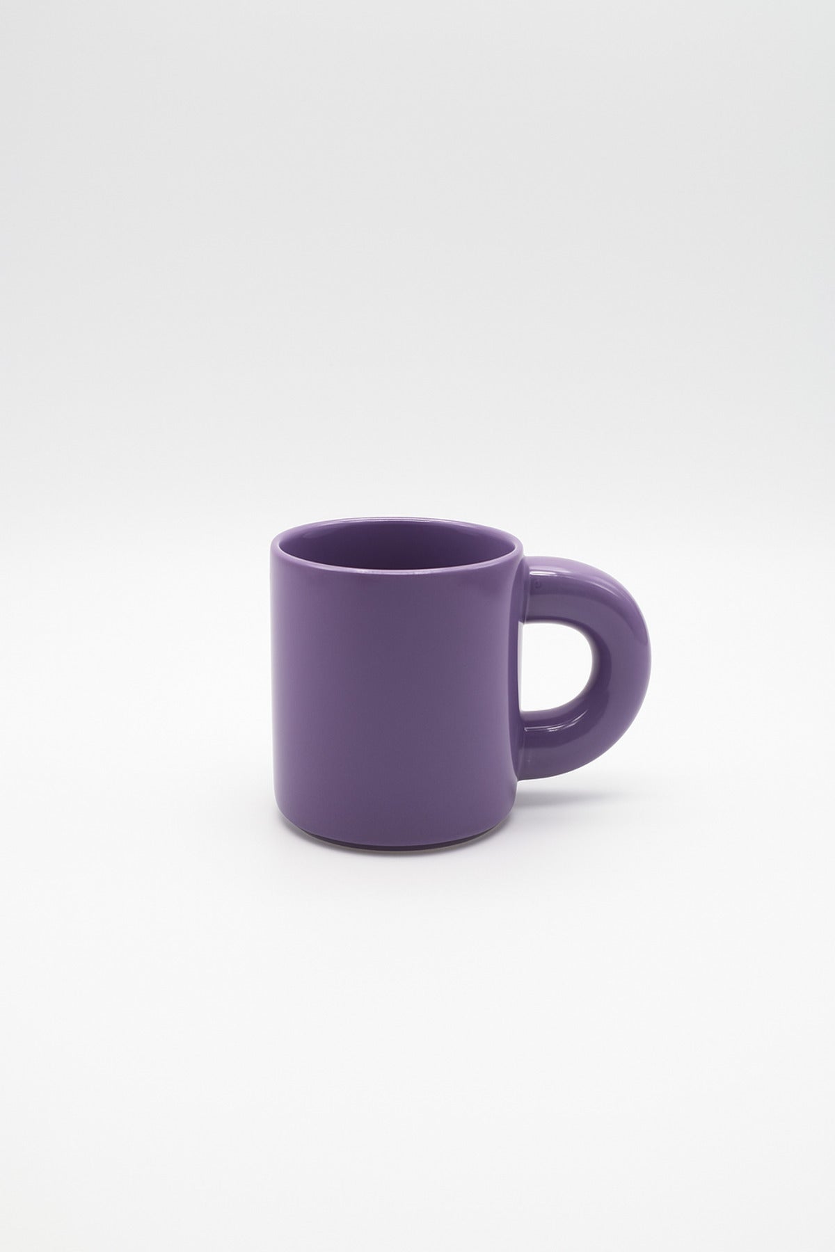 Purple Ceramic Mug Ð Modern Minimalist Coffee and Tea Cup