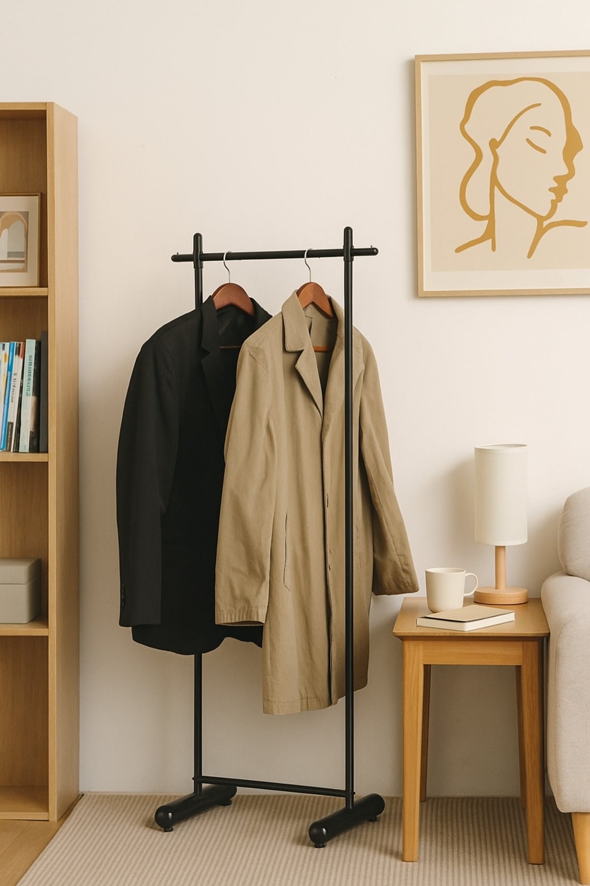 Metal Clothing Rack Ð 170_60 cm Heavy Duty Garment Stand