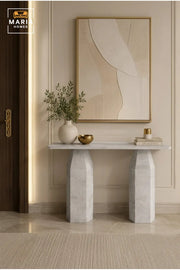 Modern Concrete Look Console Table √ê Contemporary Entryway & Hallway Accent Table