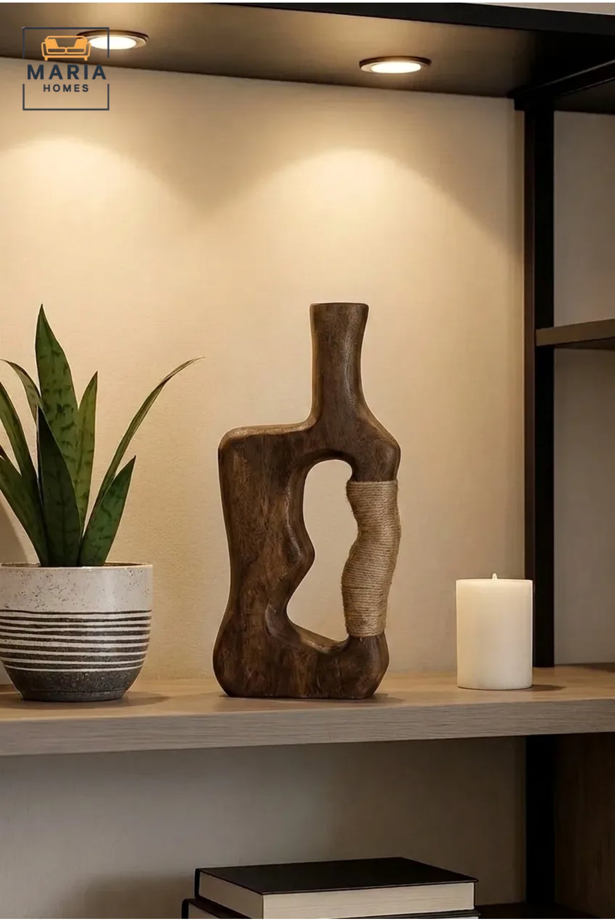 Modern Decorative Vase – Home Décor Accent for Living Room & Office