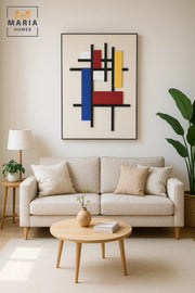Modern Wall Art 120_80 Ð Abstract Frame & Geometric Wall Decor for Living Room