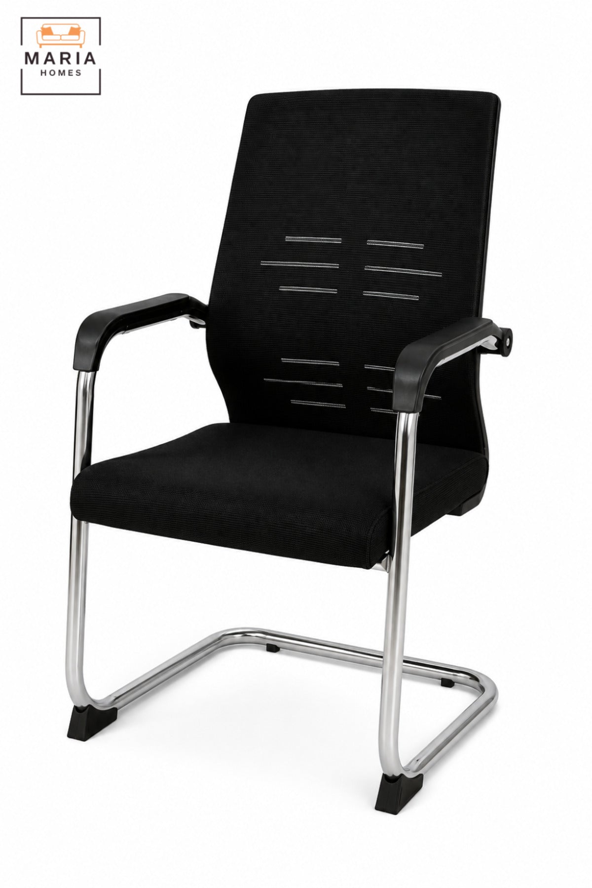 Modern Office Visitor Chair with High Back, Armrests, Padded Seat, Cantilever Base, Ergonomic Guest Seating for Office, Meeting & Reception Areas