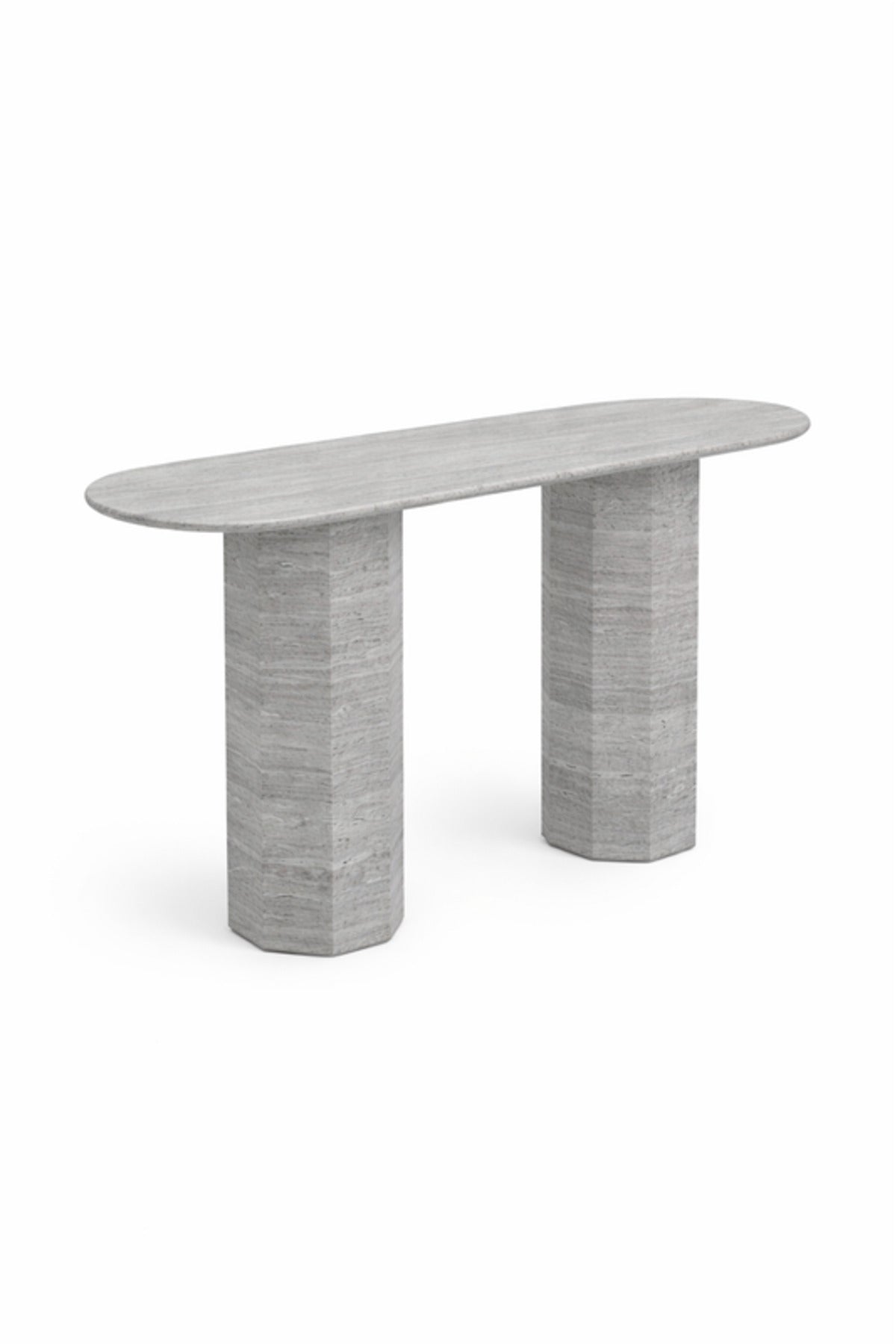 Light Grey Marble Console Table Modern Hallway Entryway light grey marble