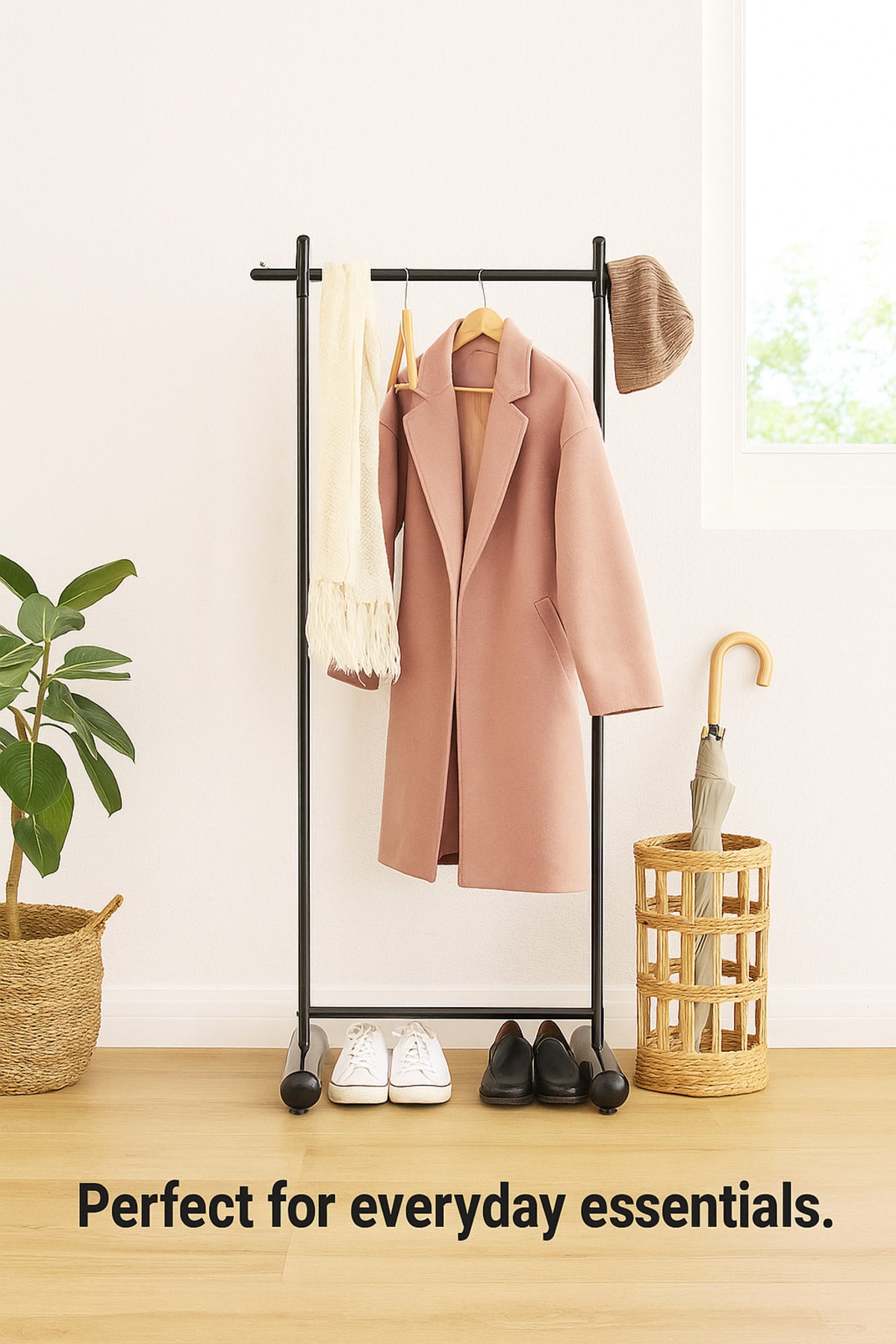 Metal Clothing Rack Ð 170_60 cm Heavy Duty Garment Stand