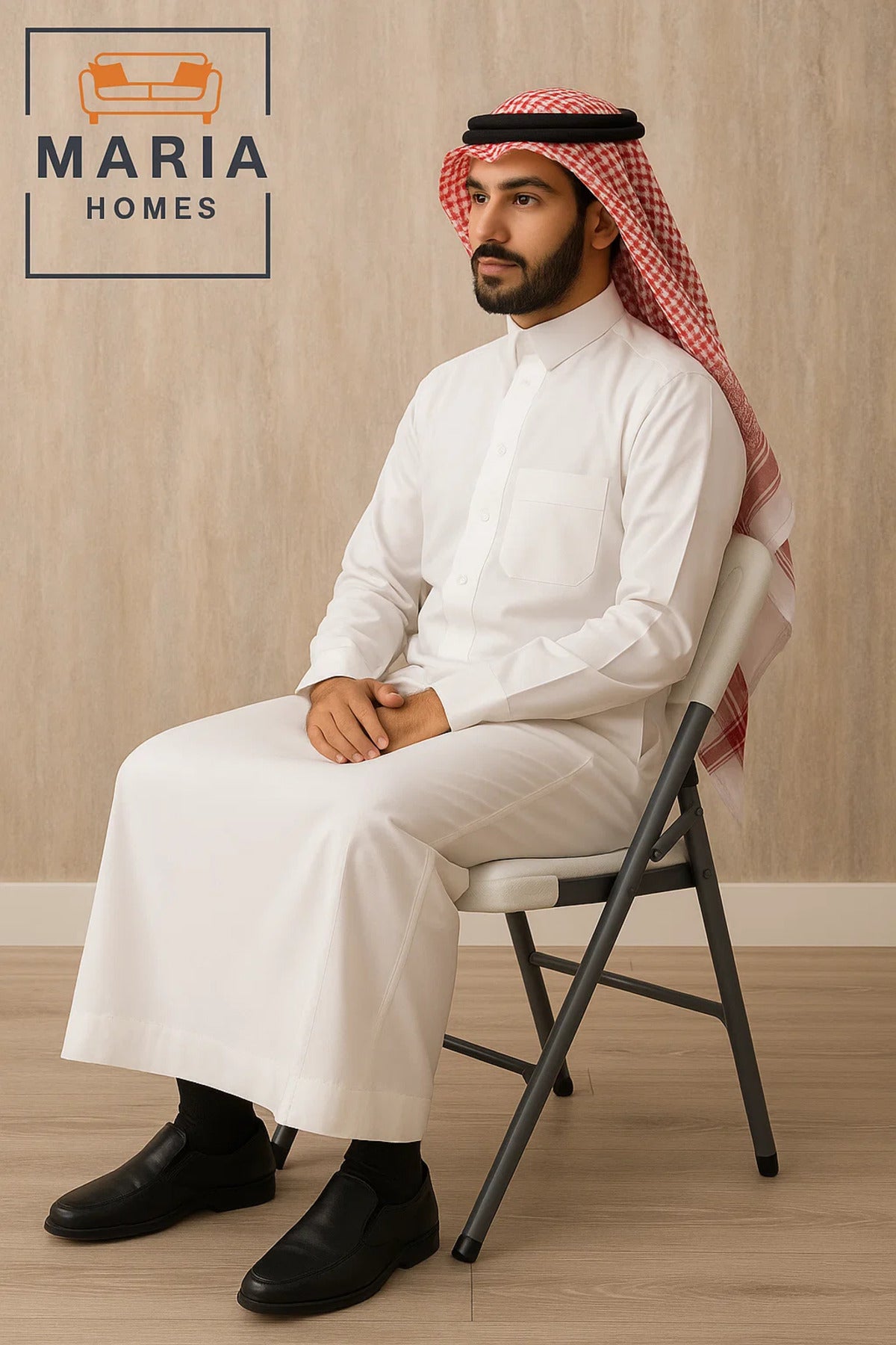 White Folding Plastic Chair with Steel Frame Ð Lightweight & Durable Seating for Events