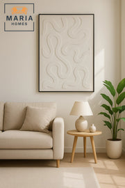 Textured Wall Art 120_80 | Abstract Canvas DŽcor | Modern Minimalist Artwork