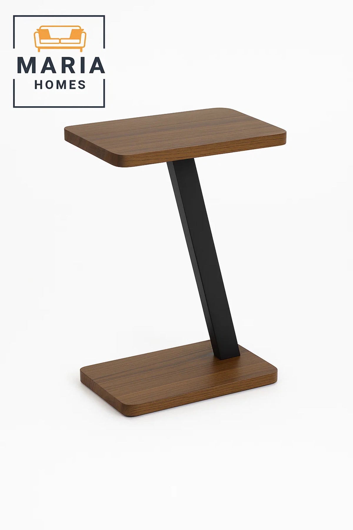 C-Shaped Side Table in Coffee-size 25*40*60 CM