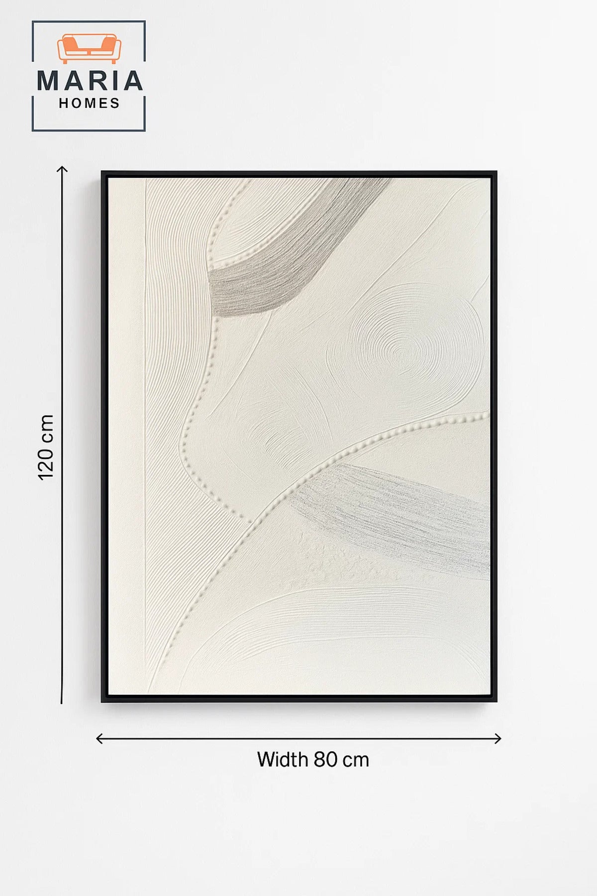 Modern 3D Wall Art √ê Large Abstract Textured Decorative Panel 120_80 cm