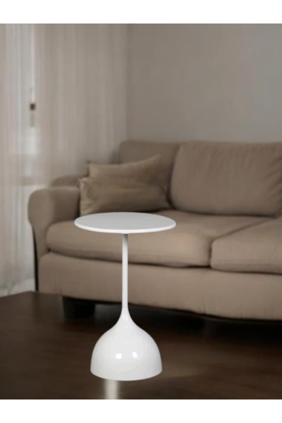 Modern Elegant White Side Table 38 57 cm Stylish & Durable Accent Table