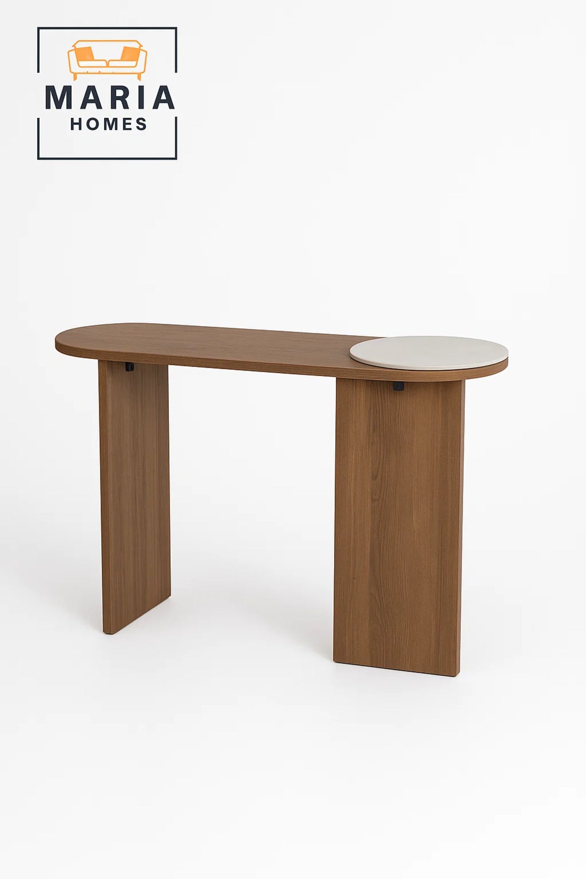 Modern Brown Console Table Ð Entryway Desk and Display Table 120_40_80 cm