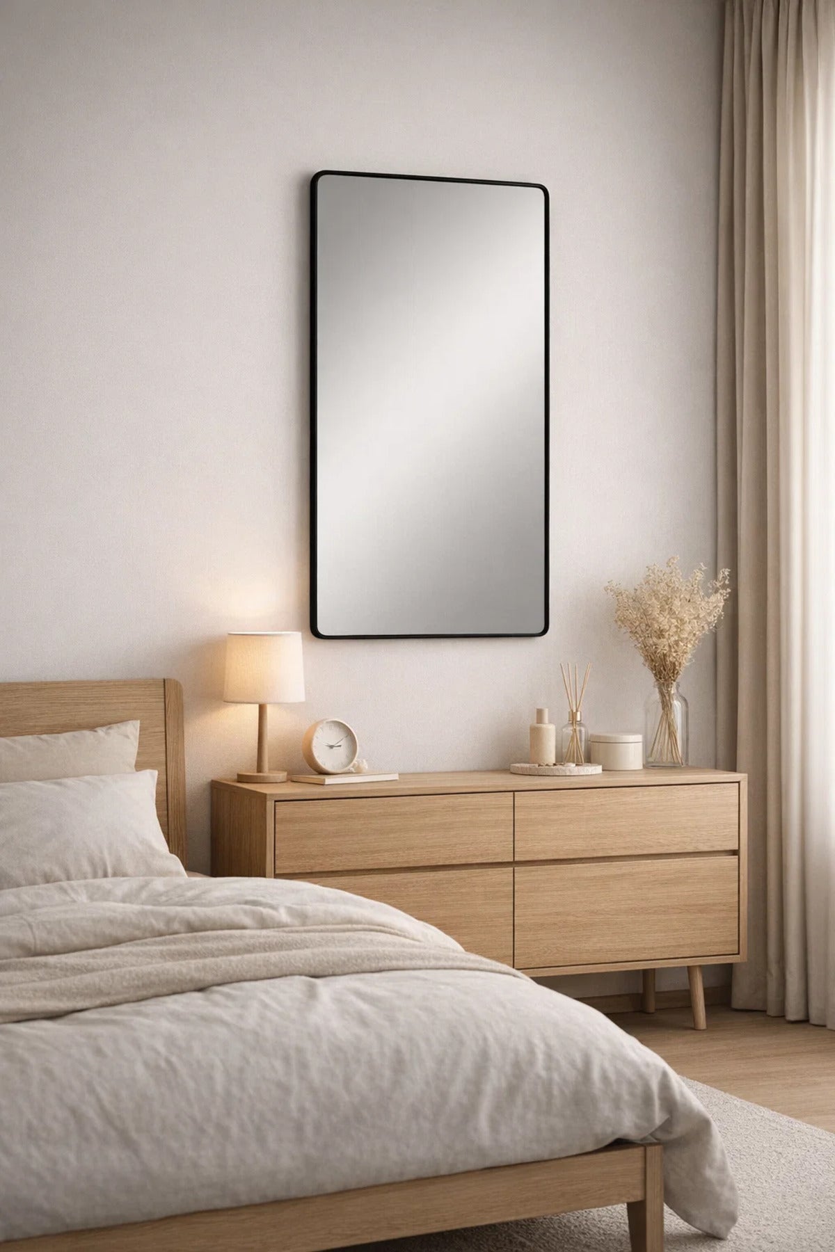 Large Rectangular Wall Mirror for Bedroom, Bathroom, Dressing & Home D≈Ωcor
