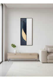 Modern Decorative Wall Mirror with Hooks 180x80cm Entryway Panel modern decorative wall
