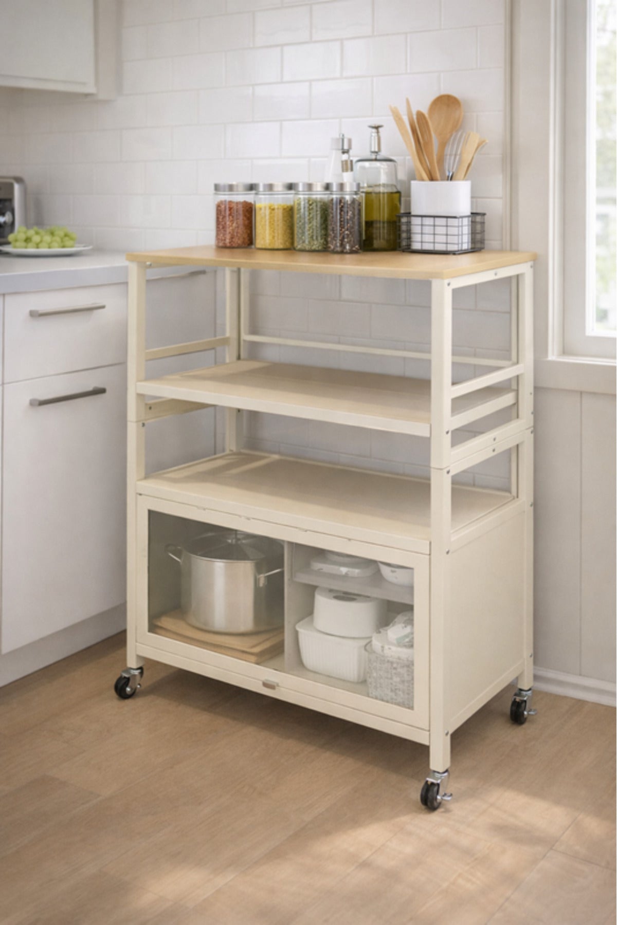 Multi-Layer Storage Shelf 80_40_115 cm