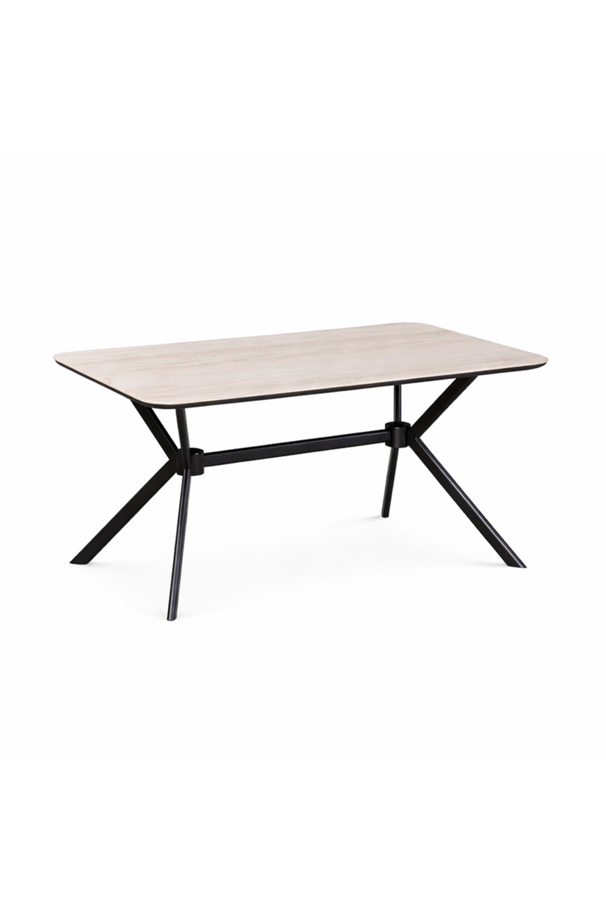 Modern Black and Grey Side Table, 130x80x75 CM modern black Dinner Table