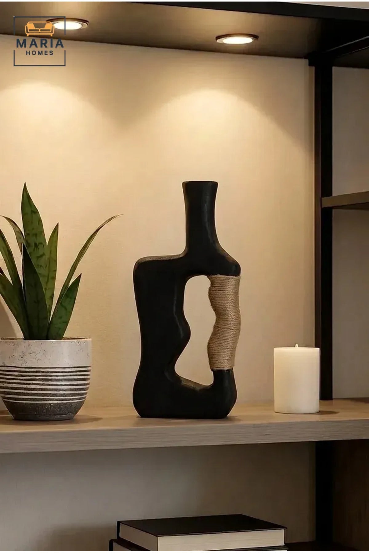 Modern Decorative Vase – Home Décor Accent for Living Room & Office