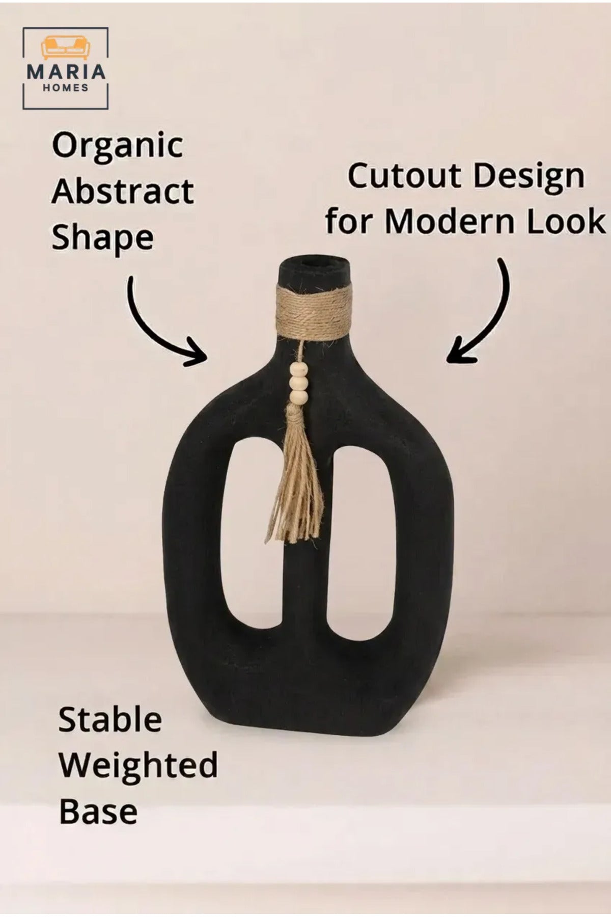 Modern Decorative Vase – Home Décor Accent for Living Room & Office