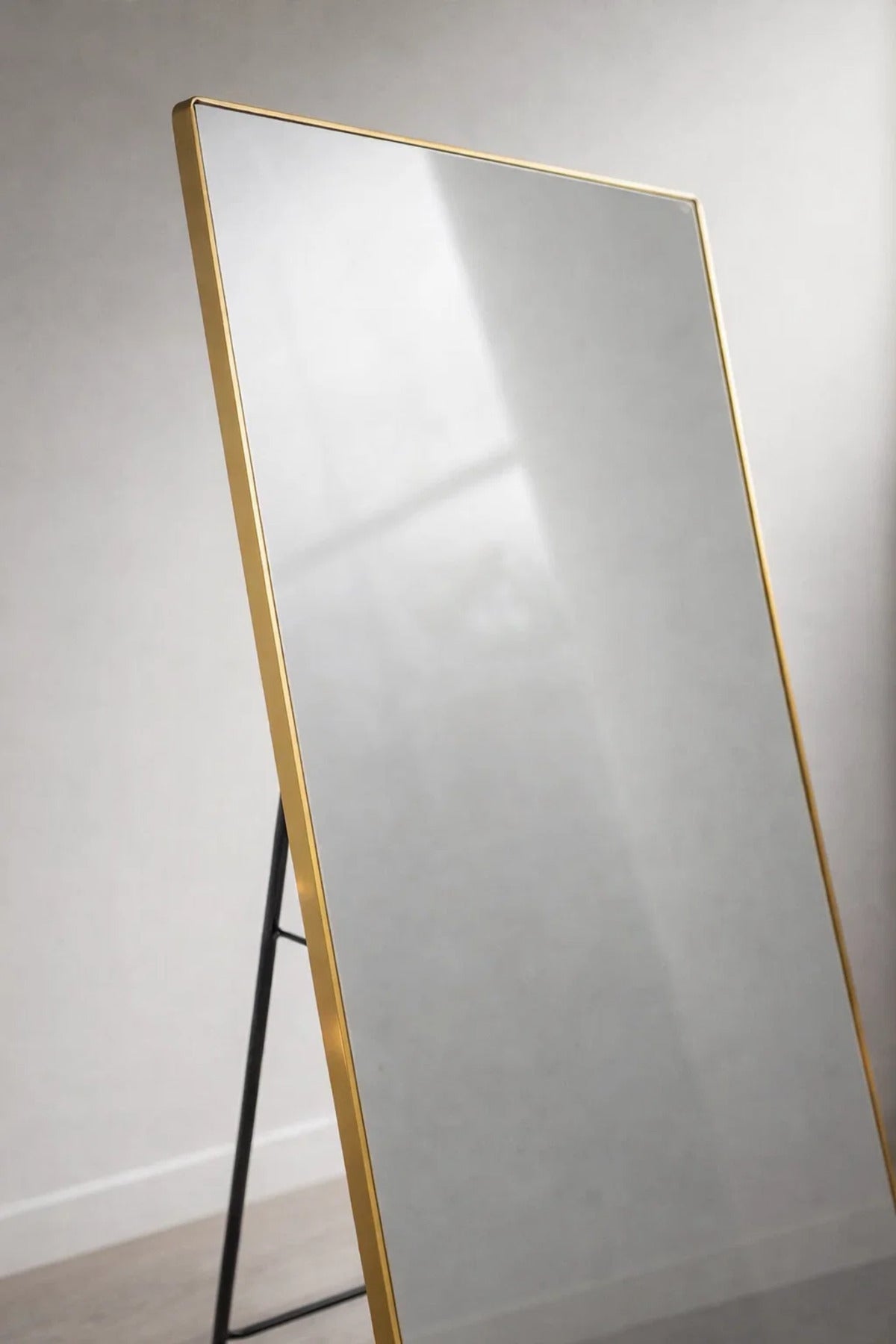 Gold Standing Floor Mirror 180x80cm Full Length Bedroom gold standing floor