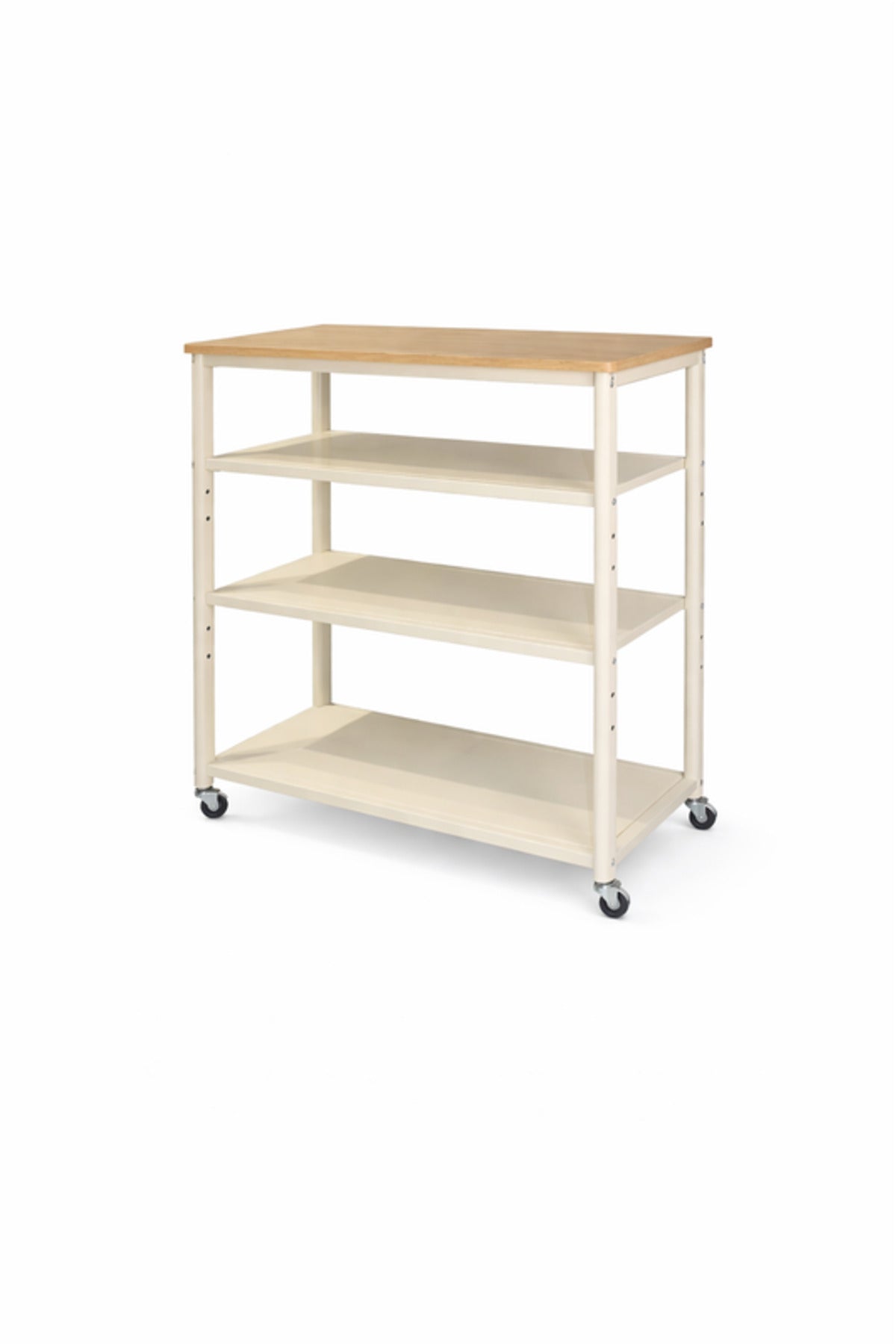 Multi-Tier Storage Shelf with Wheels 70_32_80 cm