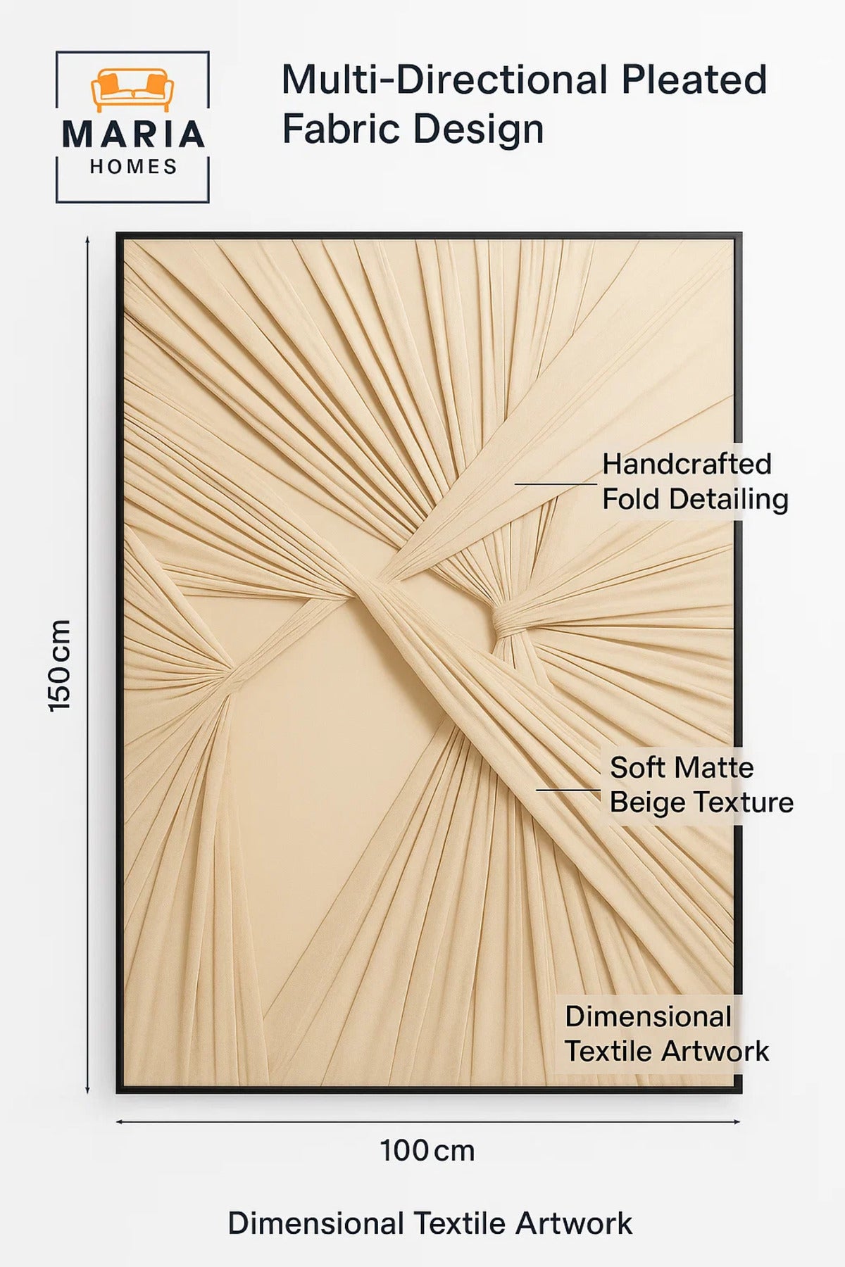 Modern Wall Art 150×100 – Abstract Frame & Luxury Wall Decor for Living Room