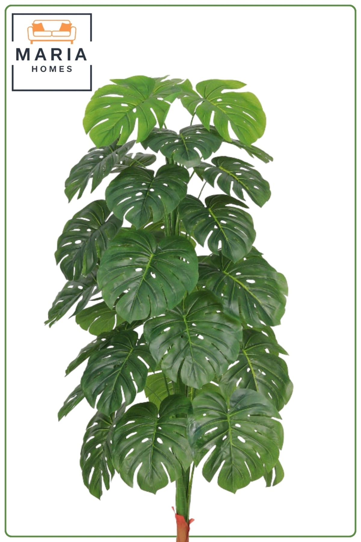 160 cm Artificial Monstera Tree with Marble-Style with Pot – Indoor Decorative Plant