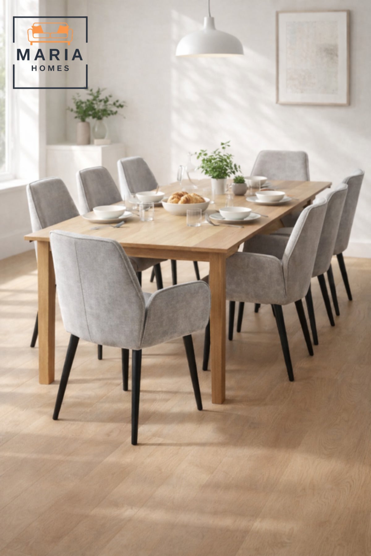 Light Grey Armchair with Black Metal Legs, 91x47x49 CM
