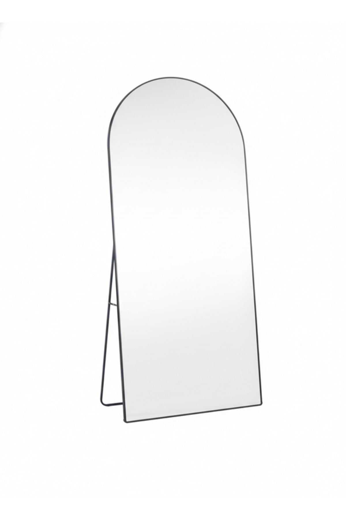 Black Arch Standing Floor Mirror 180x80cm Full Length Bedroom black arch standing