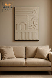 Modern 3D Wall Art Ð Abstract Geometric Decorative Panel 120_80 cm