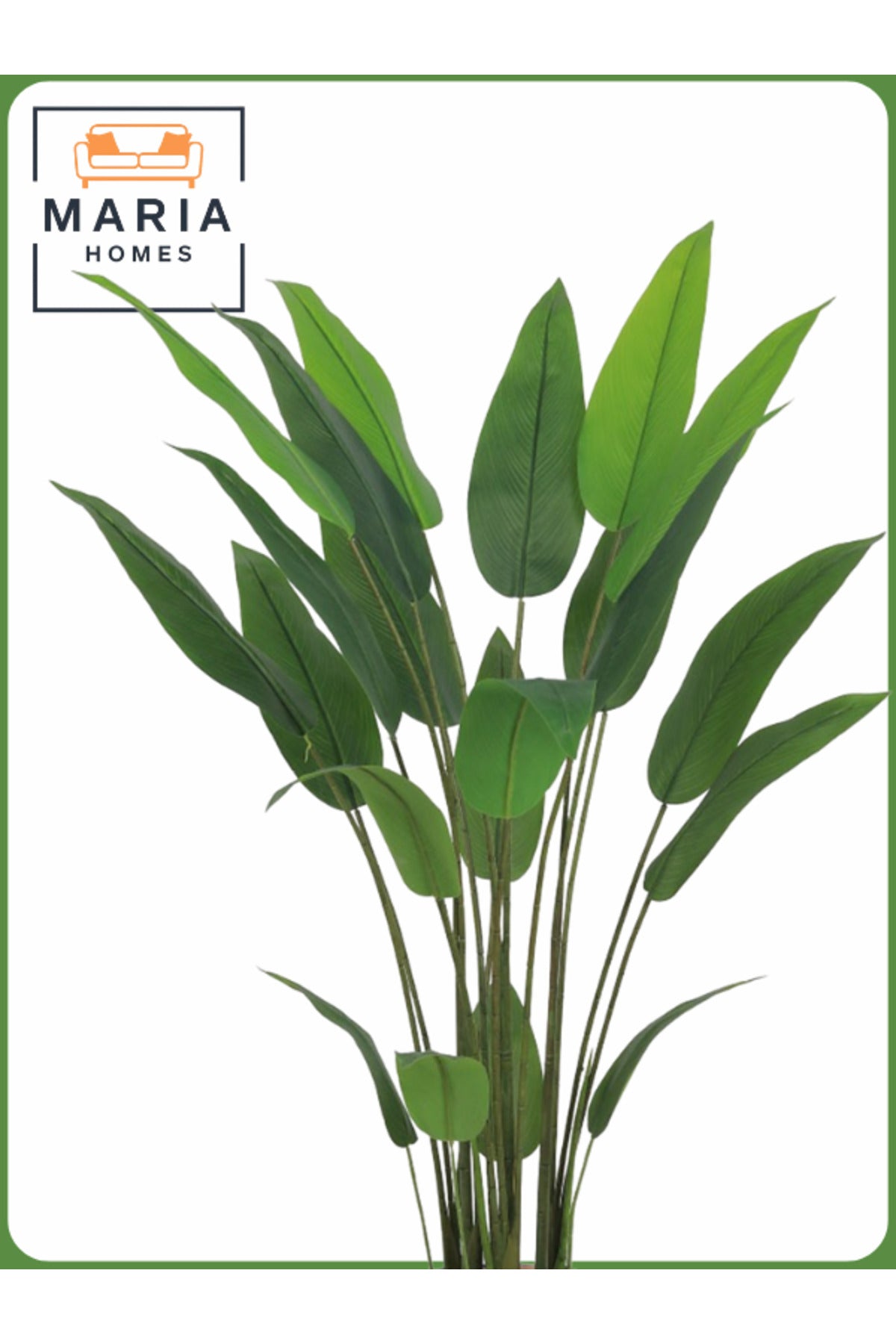Artificial Bird of Paradise Tree 140 cm Ð Decorative Indoor Plant with Brown Pot