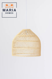 Handwoven Dome Rattan Pendant Light