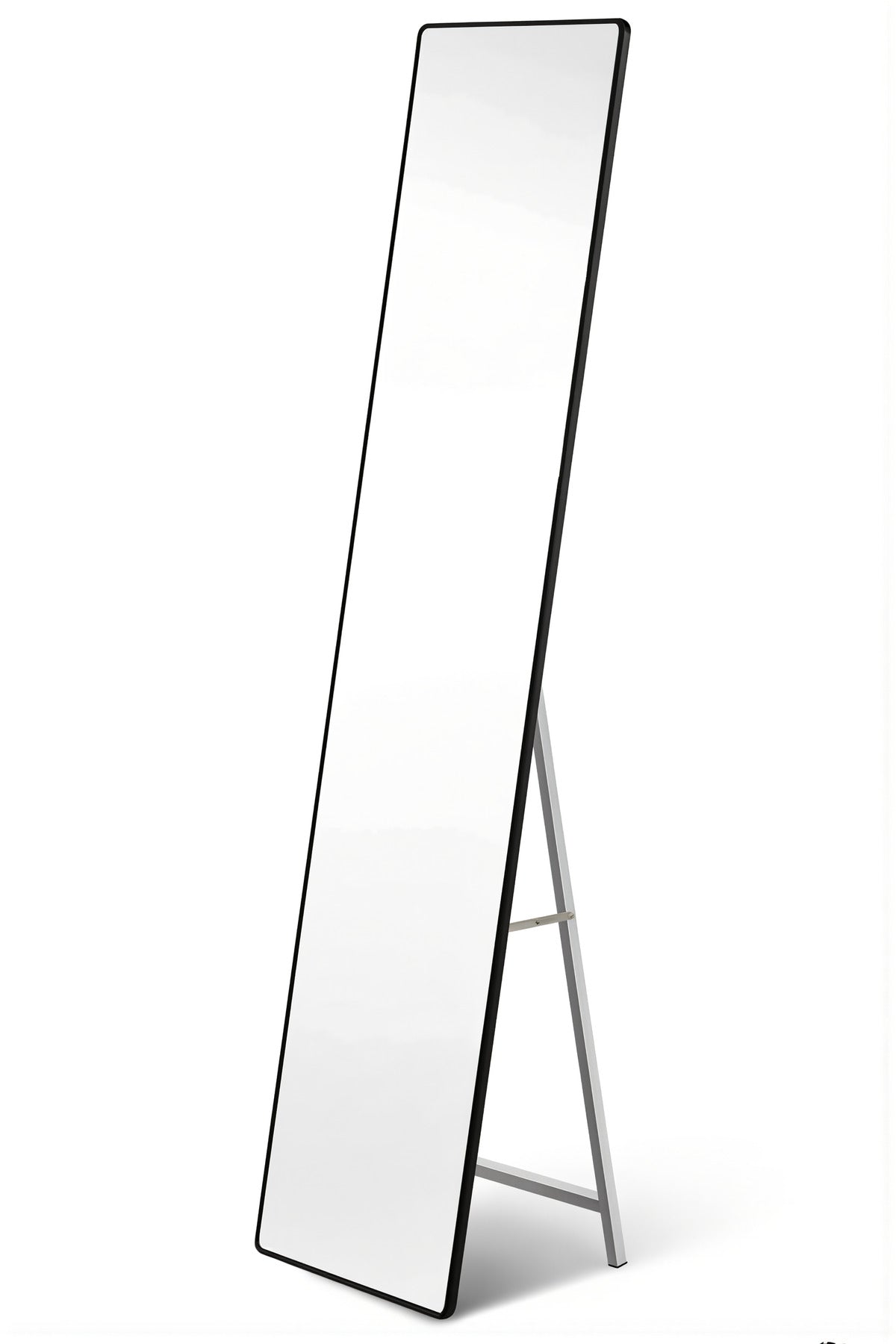 Full Length Black Frame Standing Mirror for Bedroom, Dressing & Living Room D≈Ωcor 160x40