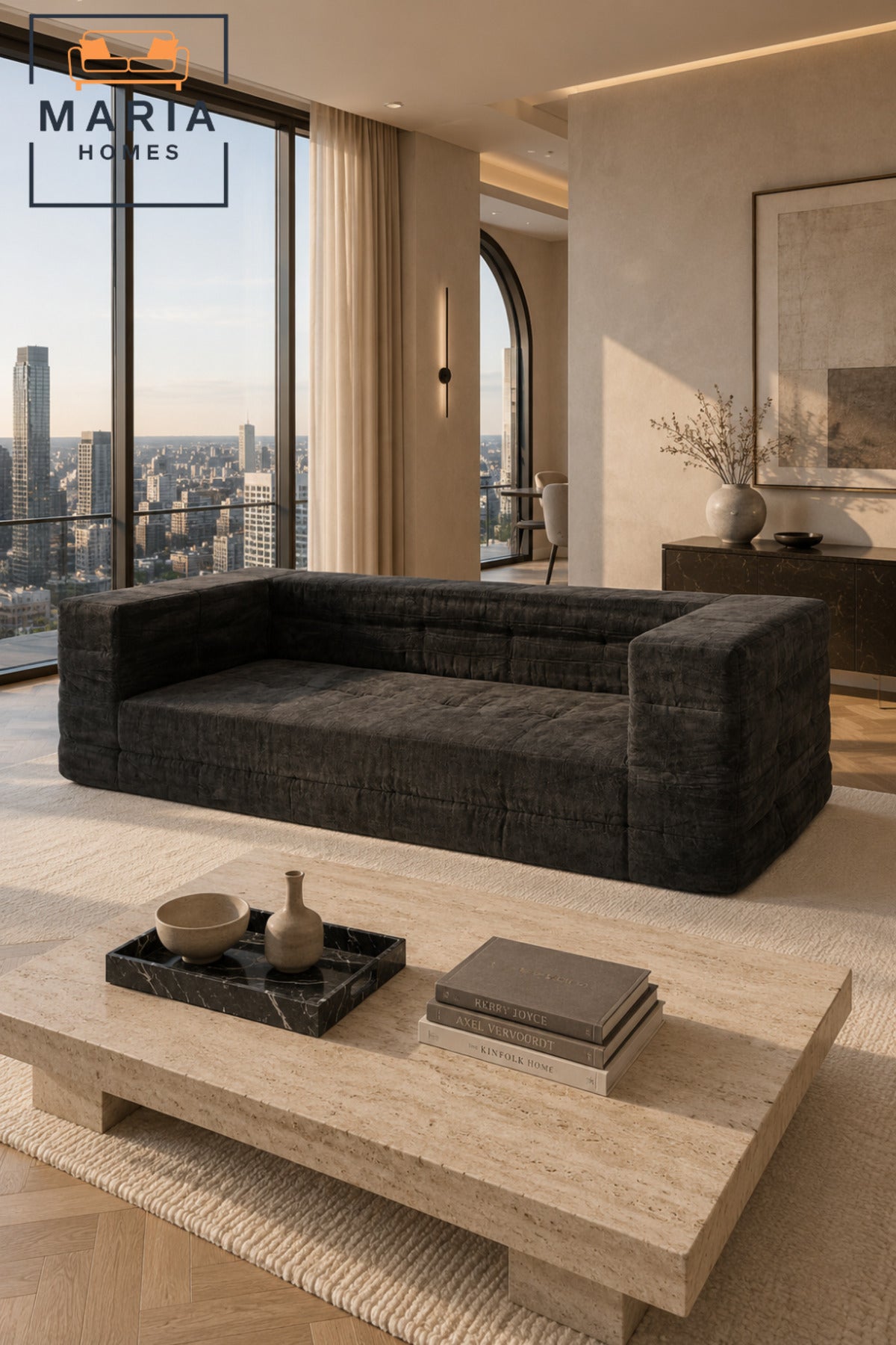 Modern Gray Upholstered Sofa Couch Comfortable Living Room Seating Furniture