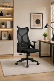 Ergonomic High-Back Mesh Office Chair with Adjustable Armrests, Lumbar Support and Swivel Base