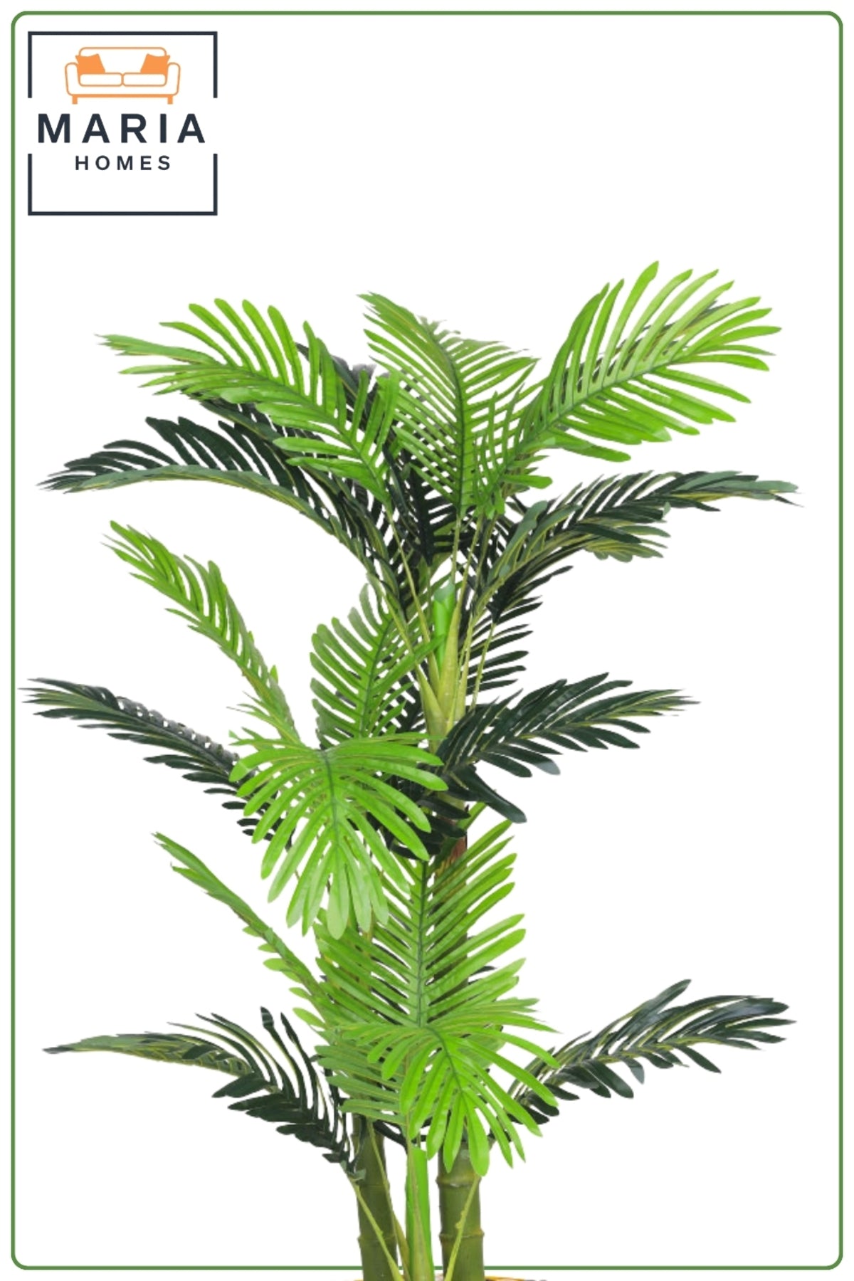 Artificial Palm Tree with Plastic Pot – 150 cm Indoor Tropical Decorative Plant