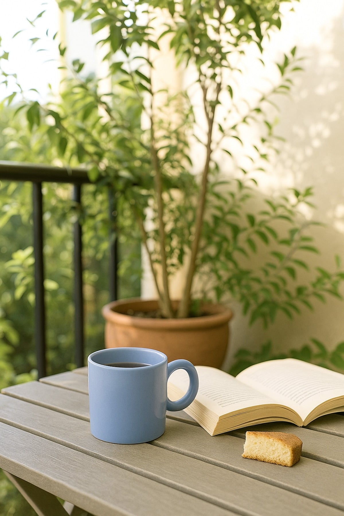 Light Blue Ceramic Mug Ð Minimalist Modern Coffee and Tea Cup