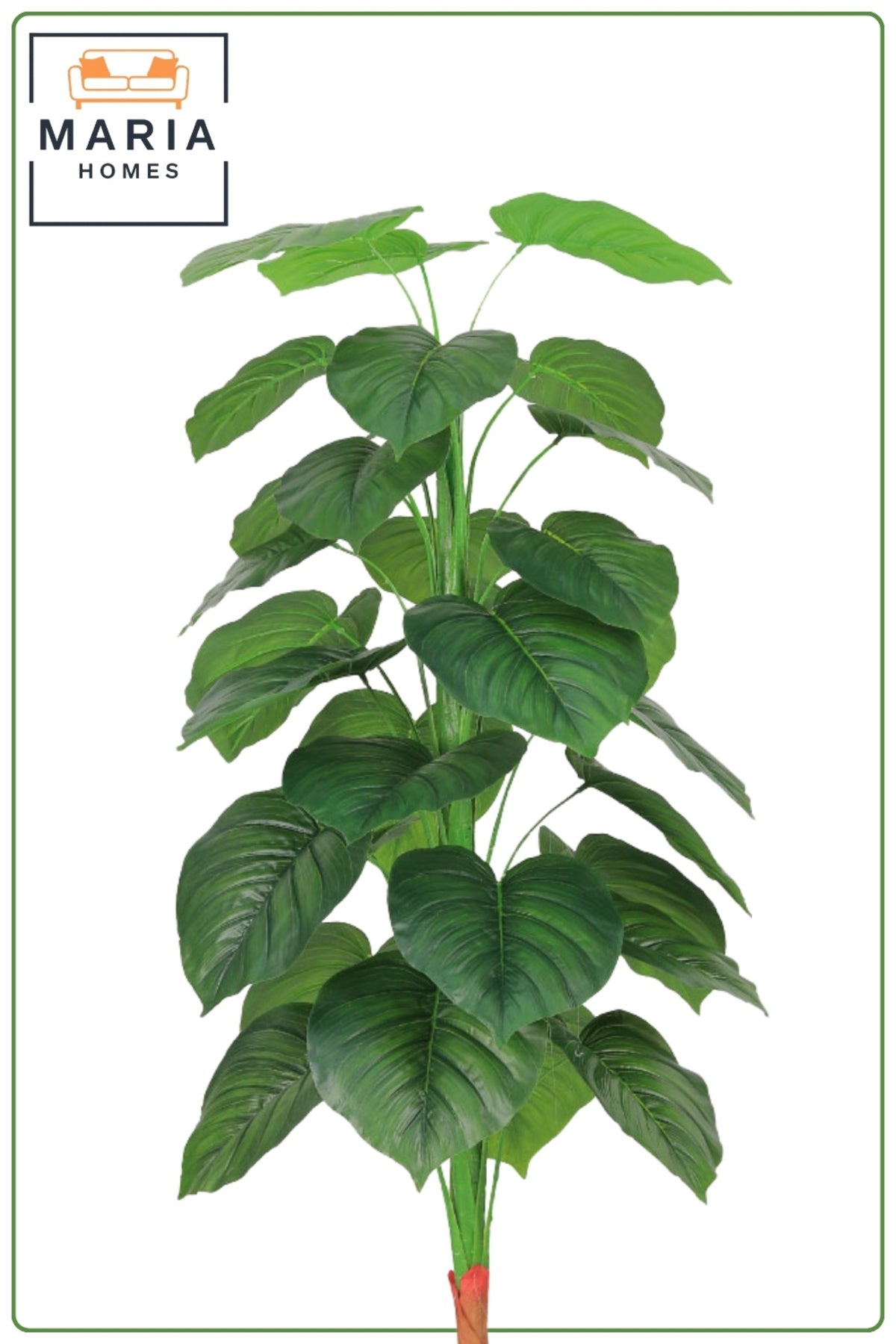 165 cm Artificial Heart Leaf Tree with with Pot – Realistic Indoor Decorative Plant