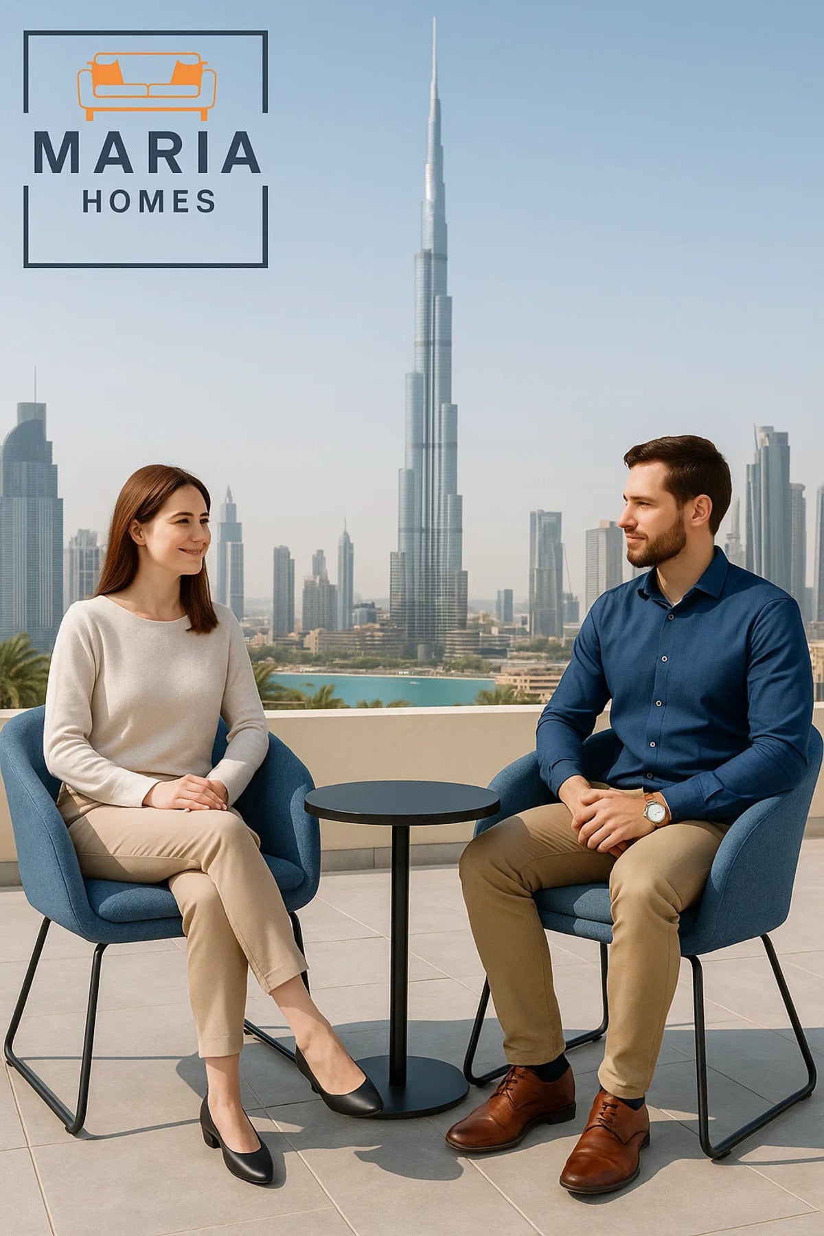 Modern Blue Fabric Accent Chair with Sleek Metal Legs Ð Ideal for Home & Office