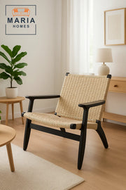 Rustic Industrial Metal and Wood Cross-Back Chair Ð Stylish Seating for Home or CafŽ Use