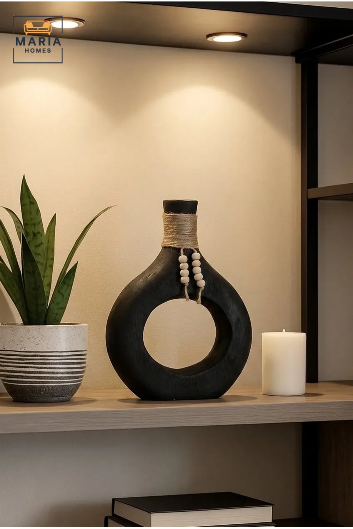 Modern Decorative Vase – Home Décor Accent for Living Room & Office