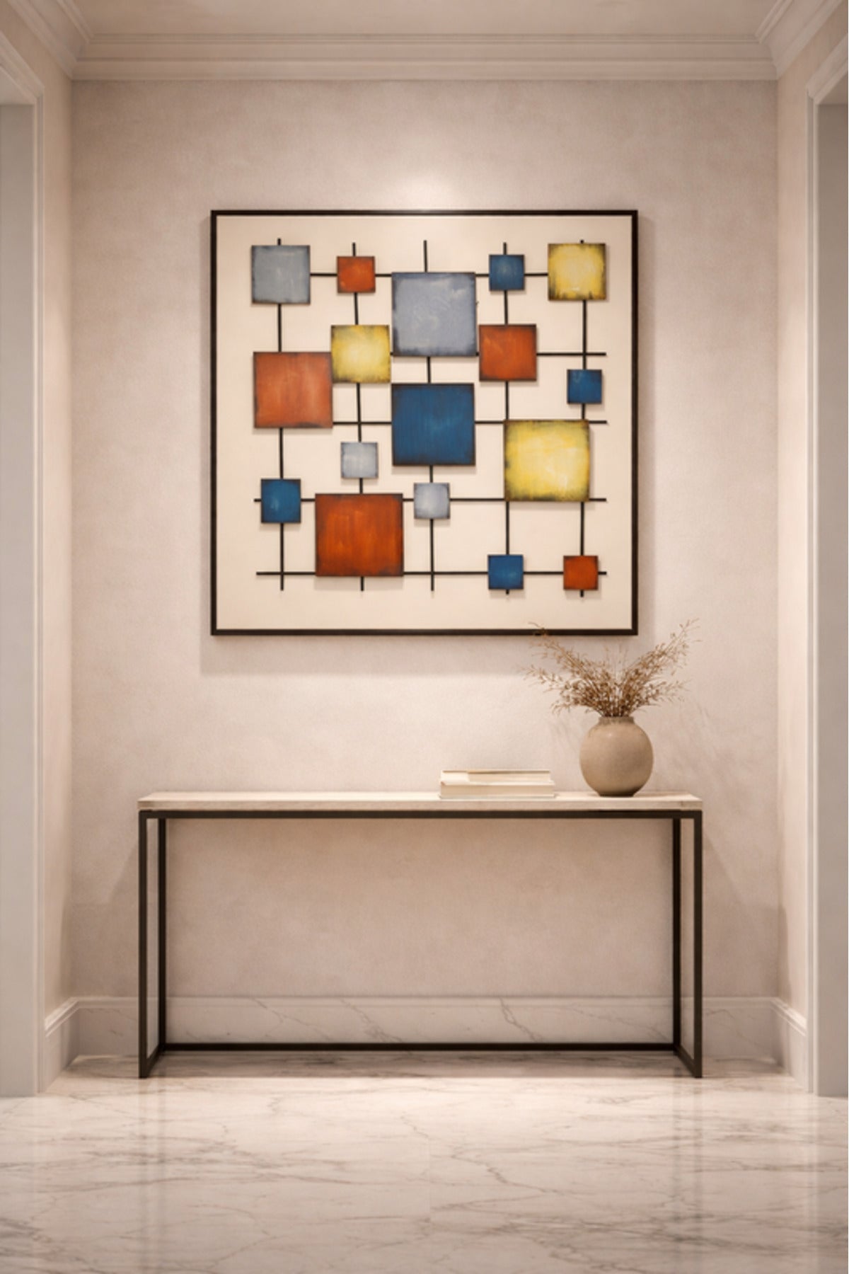 Modern Geometric Wall Art Panel